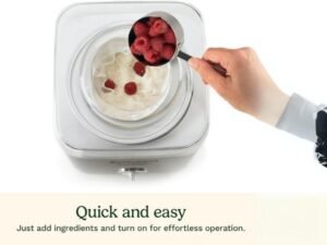 2-Qt. Double CUISINART Ice Cream Maker Ice Cream and Frozen Yogurt Machine with Insulated Freezer Bowl